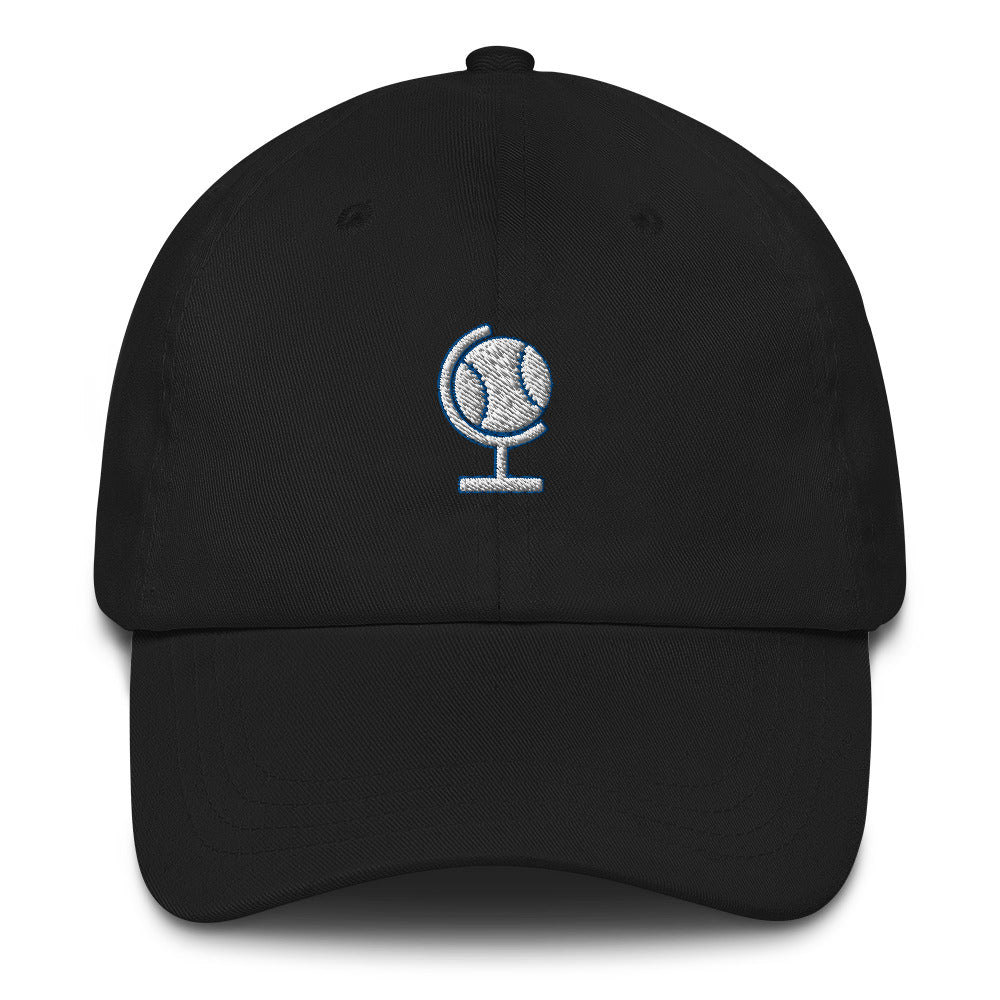 Ballpark Atlas Logo Dad Hat (White/Blue)